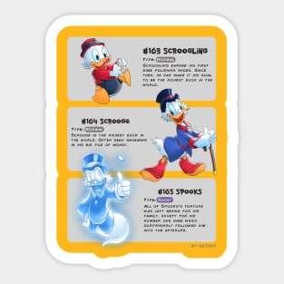 Scrooge Evolutions Sticker